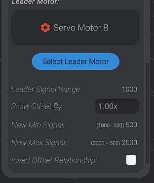 Screenshot: Enabling Dynamic Constraints - Offset Range of Motion