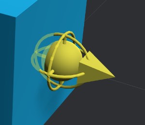 Screenshot: Setting IK End Point to Match Target Rotation