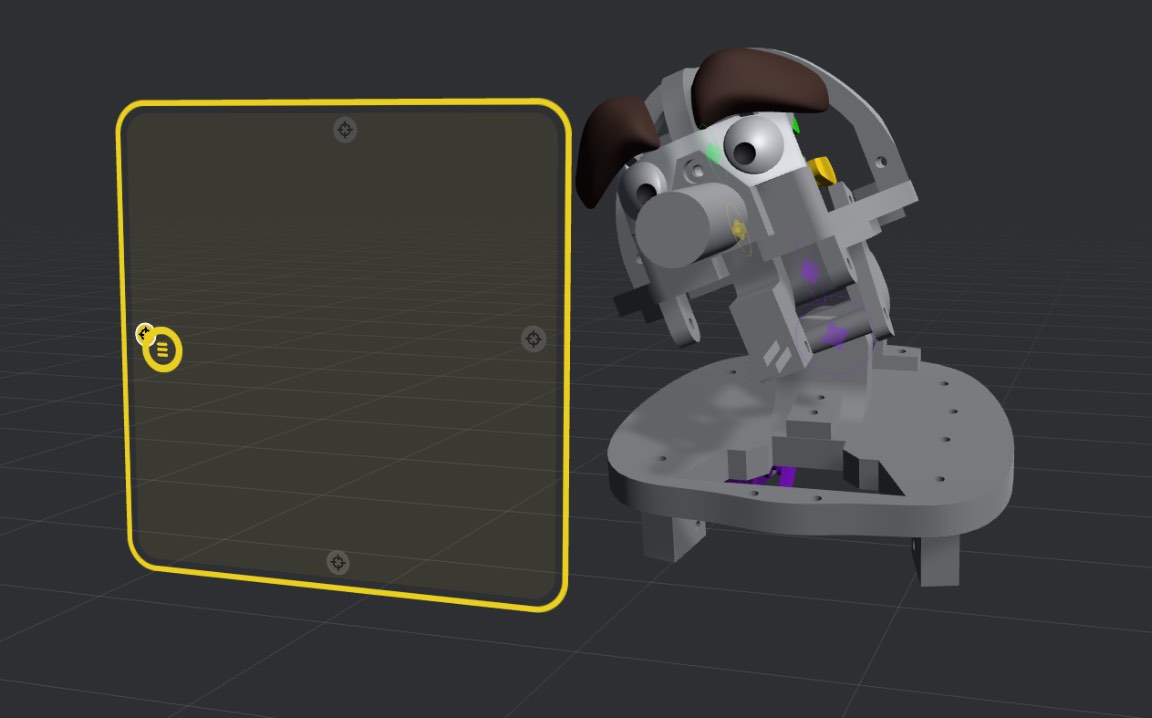 Screenshot: Blending between Target Poses