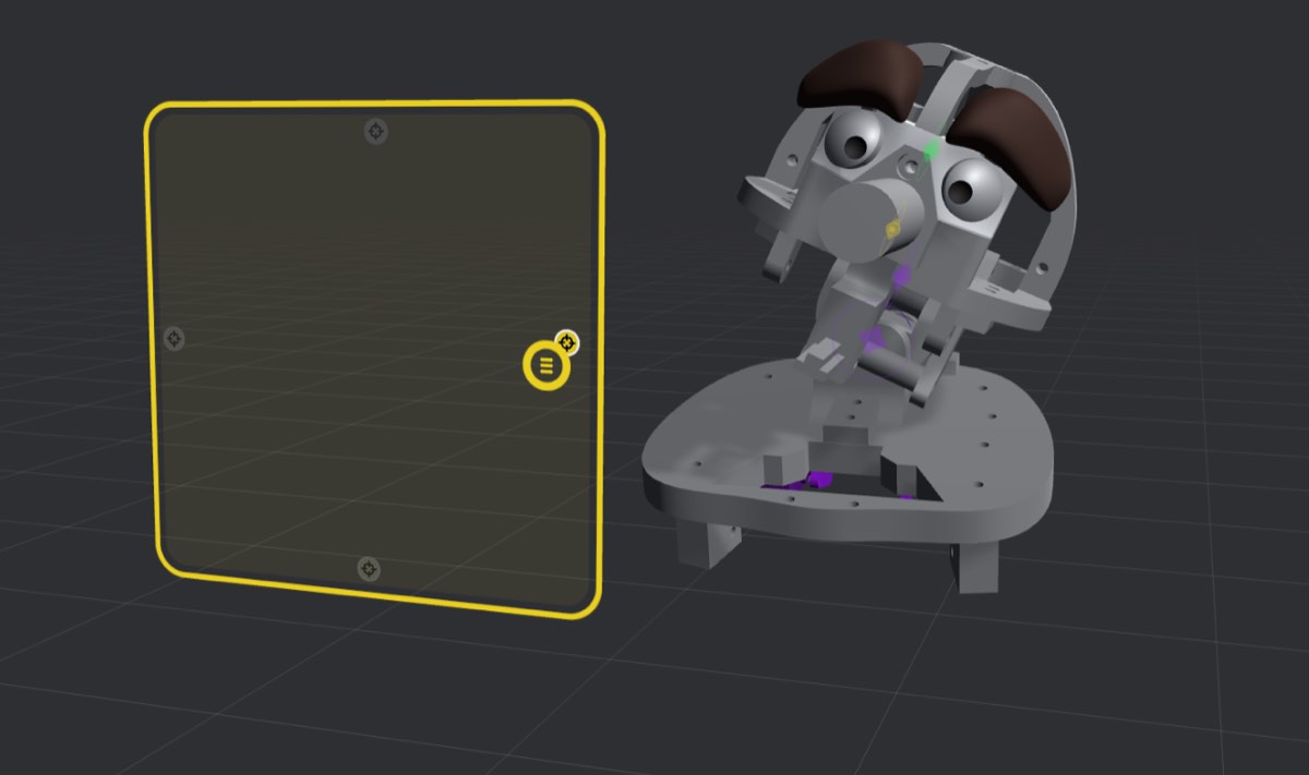 Screenshot: Blending between Target Poses
