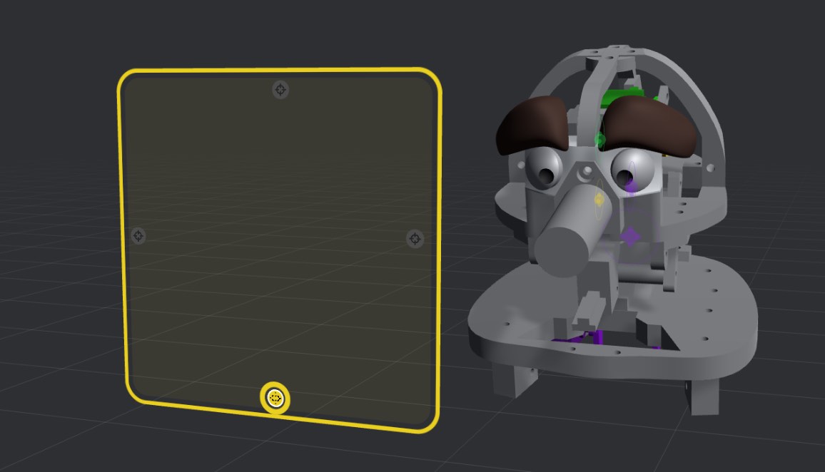 Screenshot: Blending between Target Poses