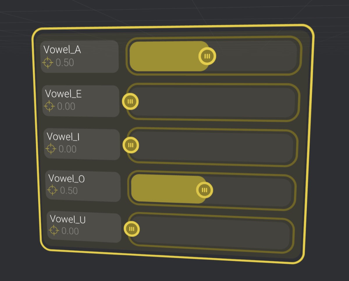 Screenshot: Creating and Setting up a Pose Mixer