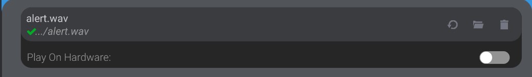 Screenshot: Importing audio and video