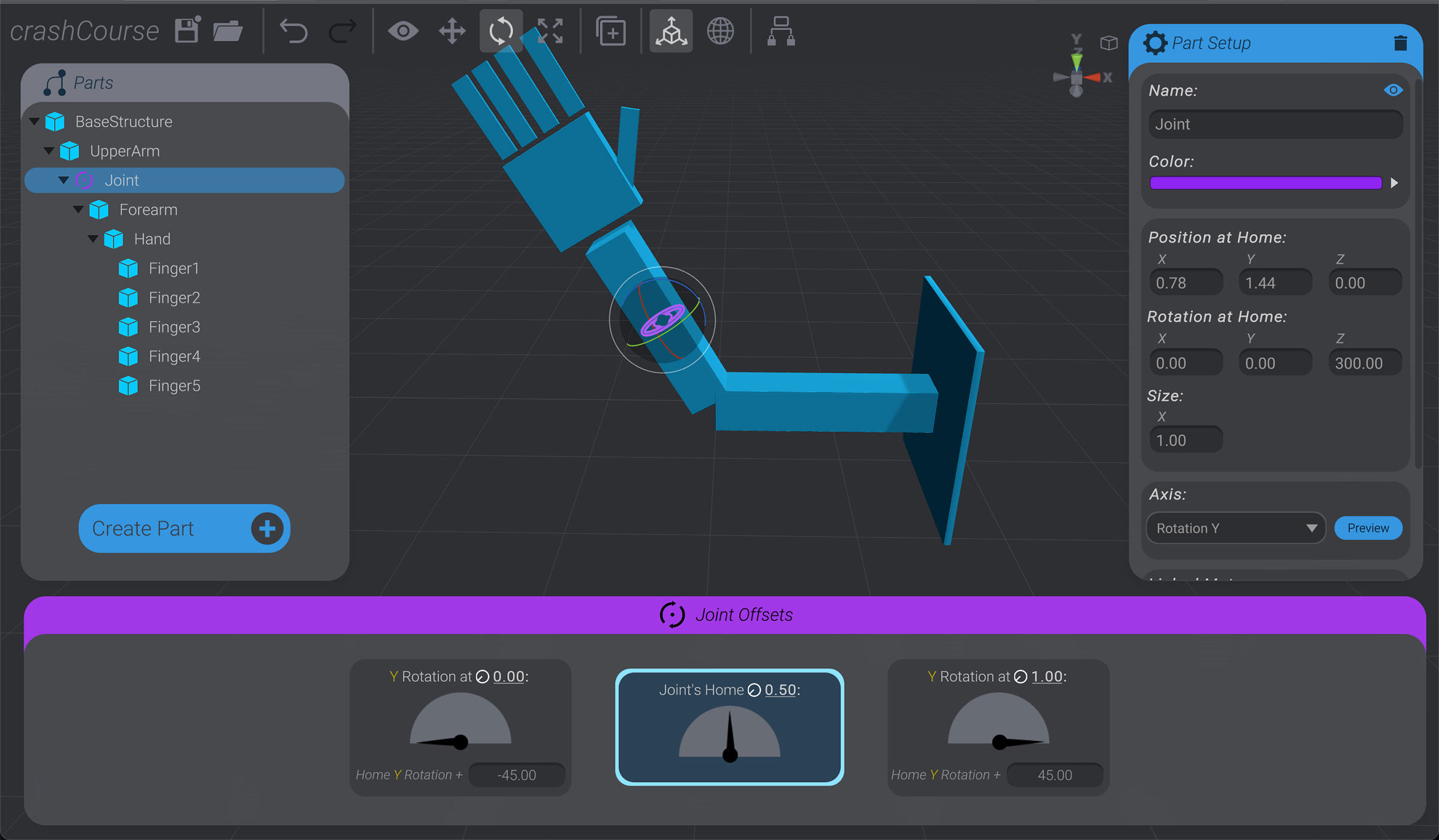 Screenshot: Crash Course Joints