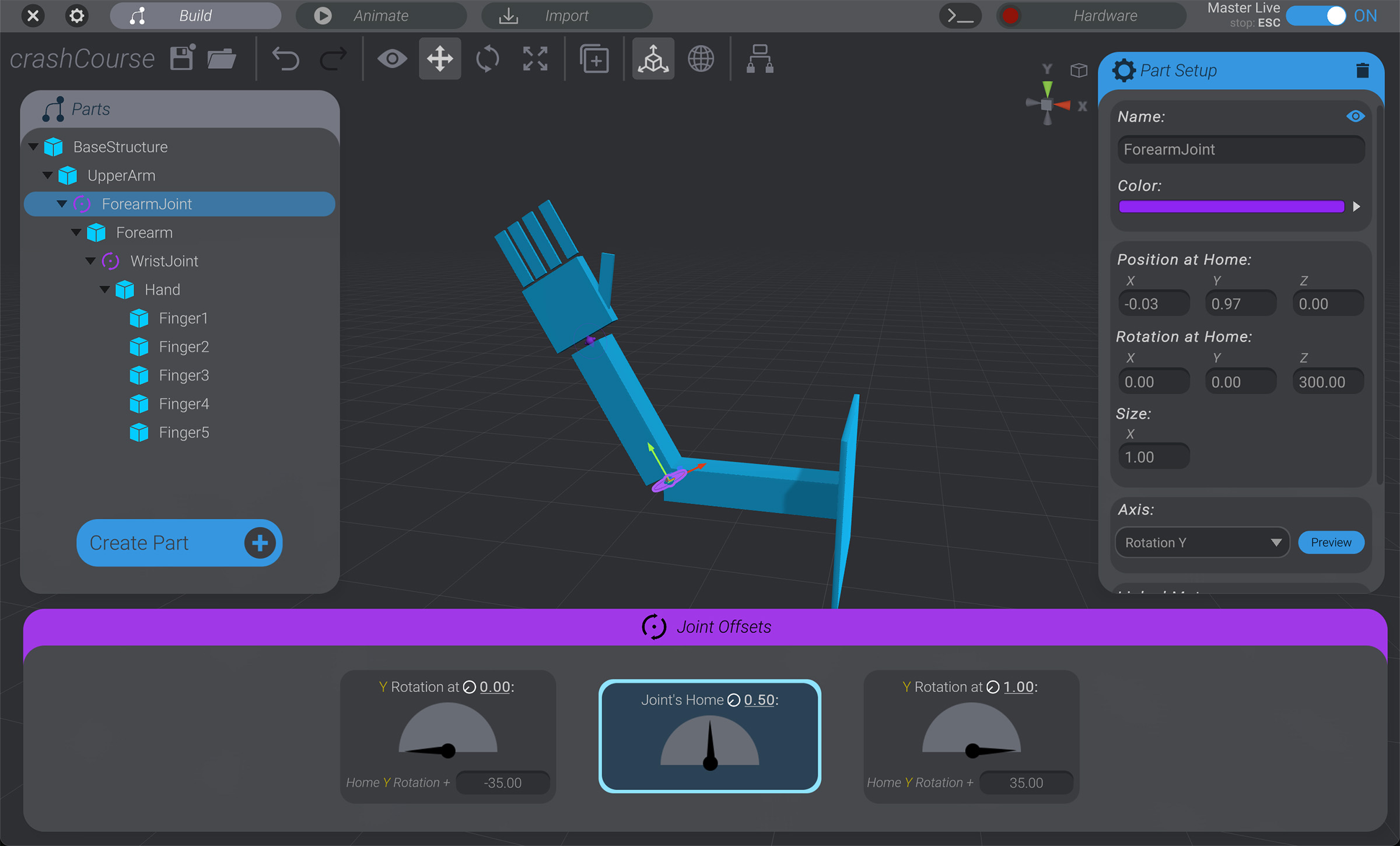 Screenshot: Crash Course Joints