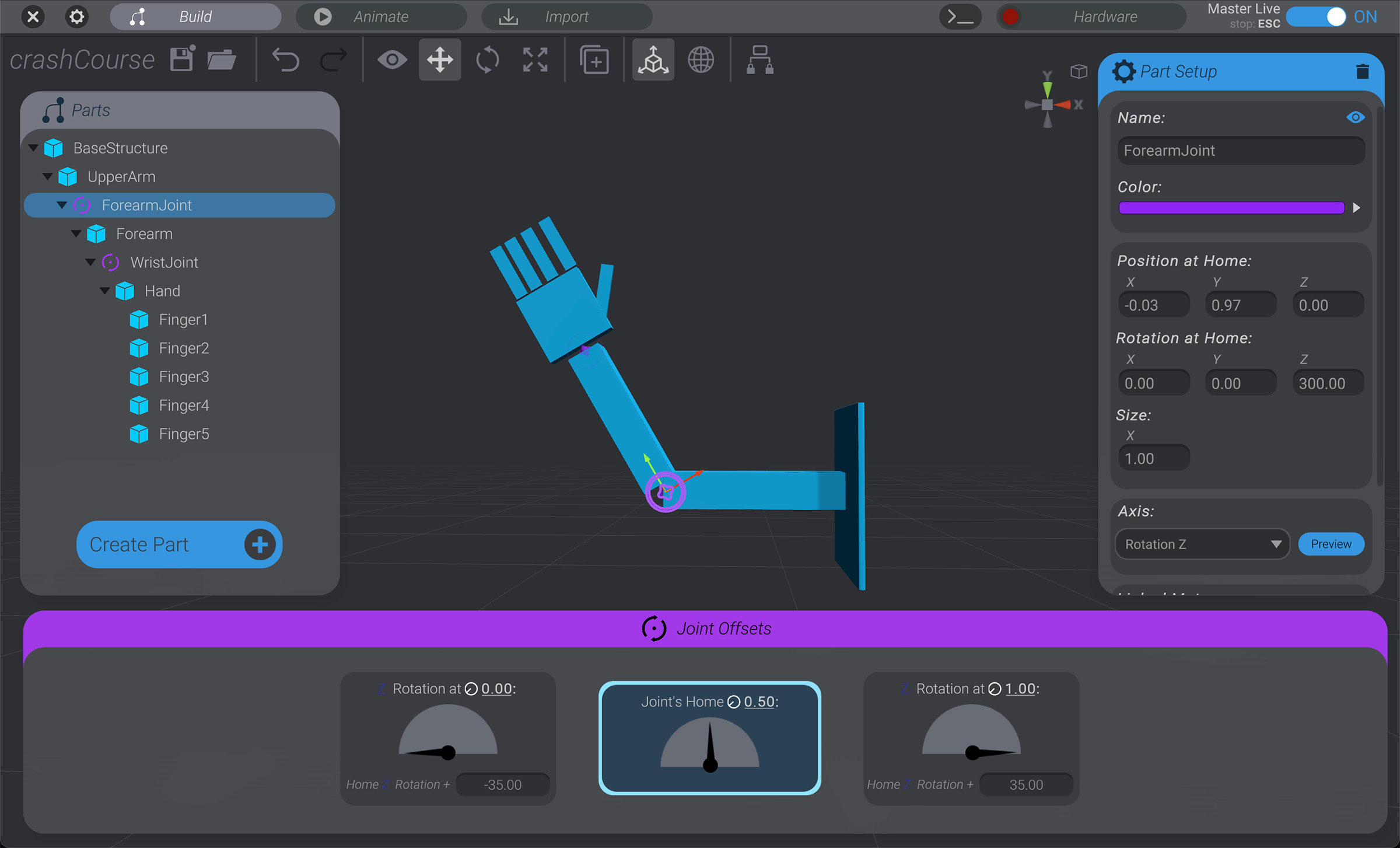 Screenshot: Crash Course Joints