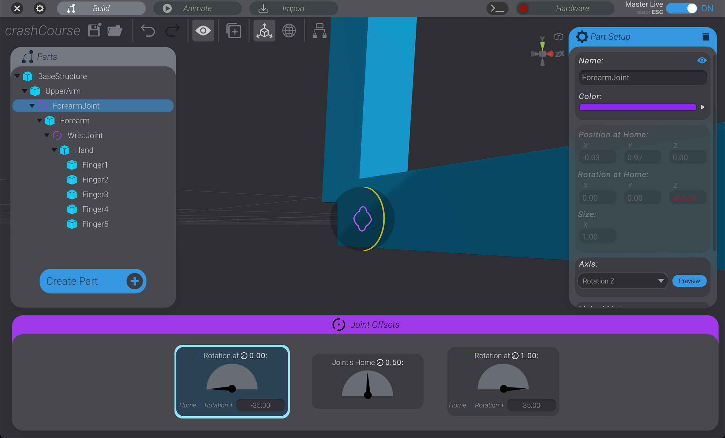 Screenshot: Crash Course Joints