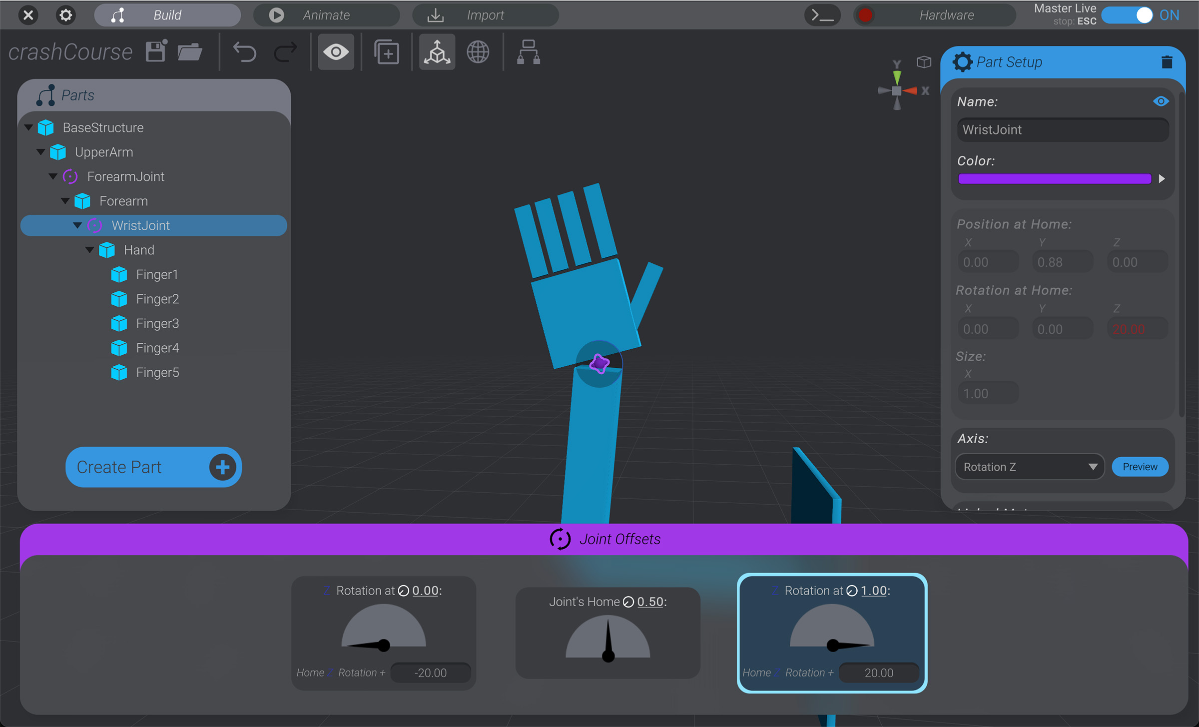 Screenshot: Crash Course Joints