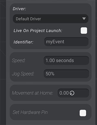 Event configuration content zoomed