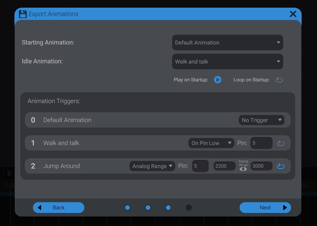 Screenshot: Configure Playback Logic