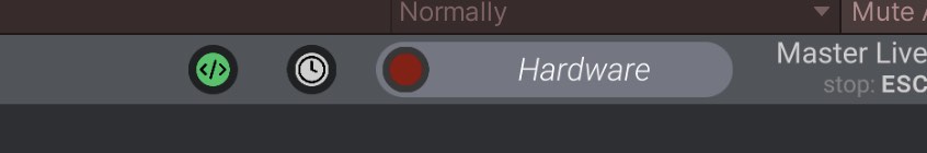 Screenshot: Enabling SMPTE LTC Control