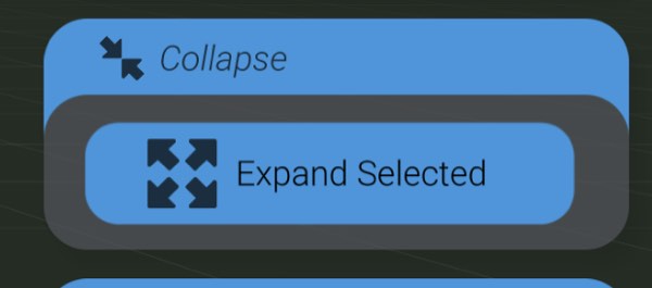 Screenshot: Expand a collapsed model piece