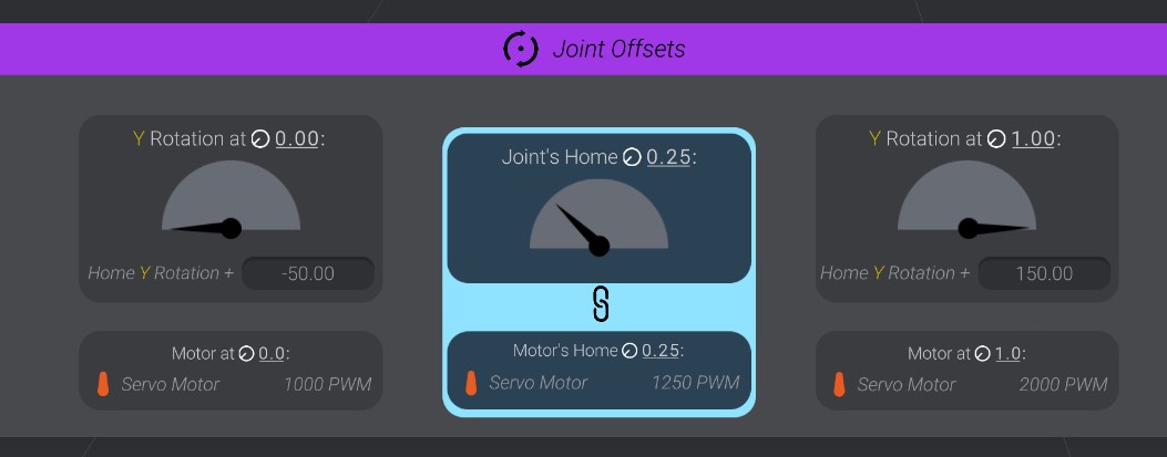 Screenshot: Resolving a Joint and Motor Home Conflict