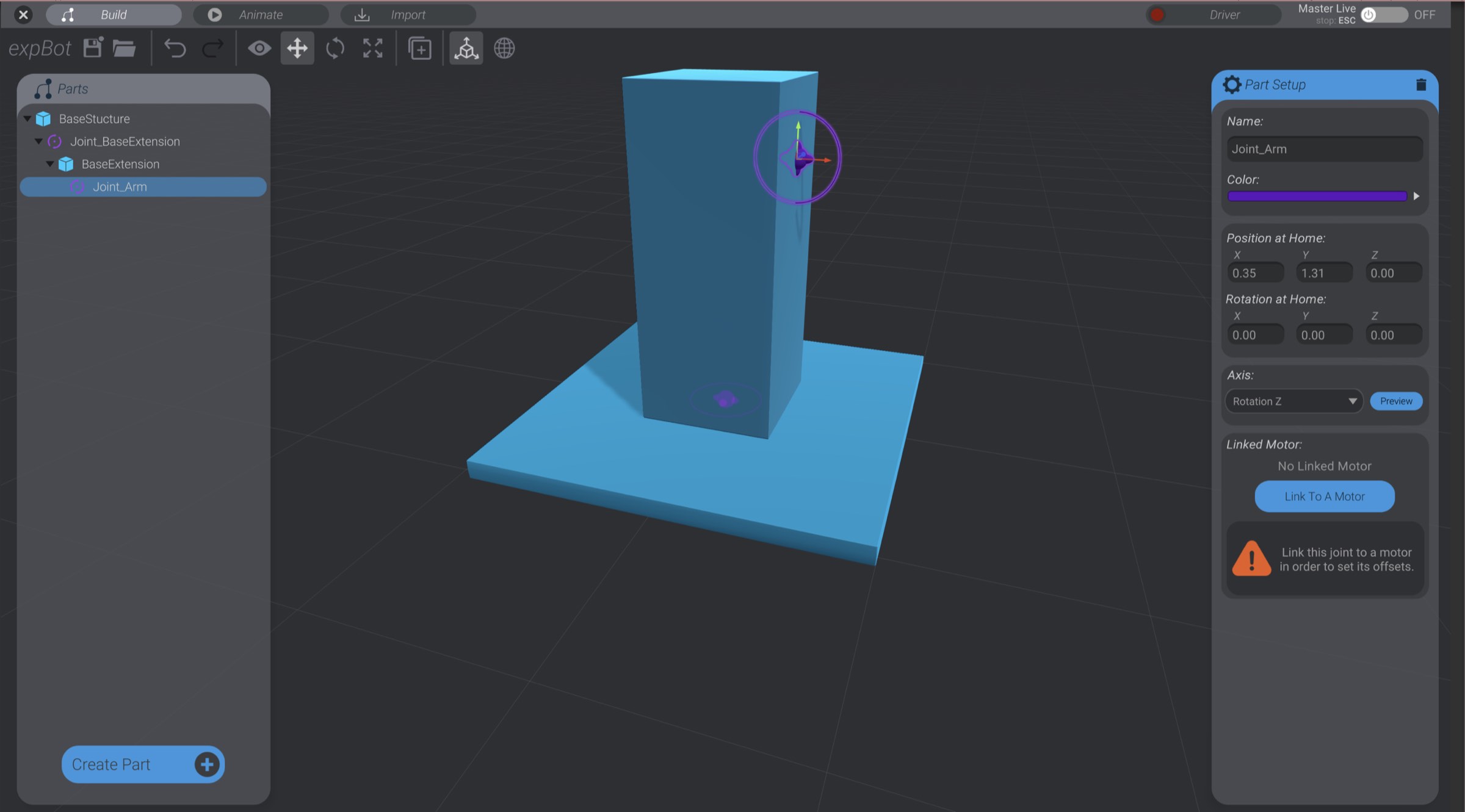 Screenshot: Why make joints now?