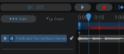 Screenshot: Recording Audio Reactive Animations