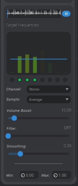Screenshot: Creating Audio Reactive Animations