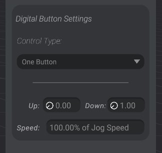 Screenshot: Detailed Control Settings (Digital Button)