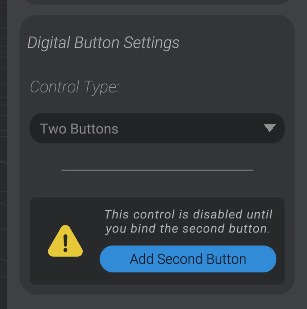 Screenshot: Detailed Control Settings (Digital Button)