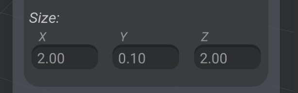 Screenshot: How to create structure - Creating the base