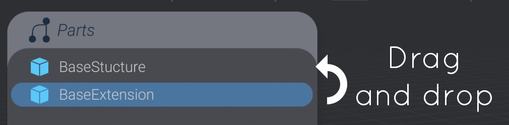 Screenshot: Parent-Child Relationships