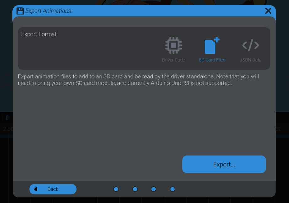 Exporting Animation Files