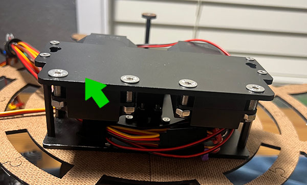 Cable Route Back Down On Right