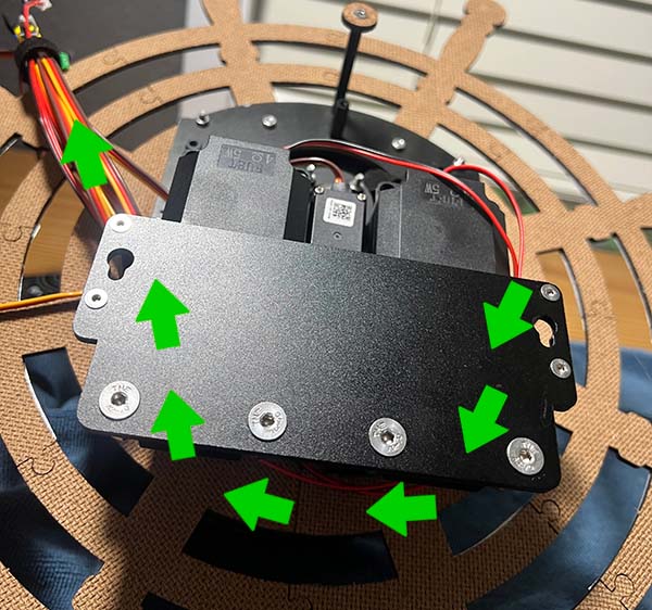 Cable Route Back Down On Right